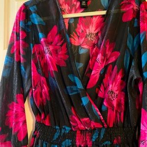 Floral floor length dress